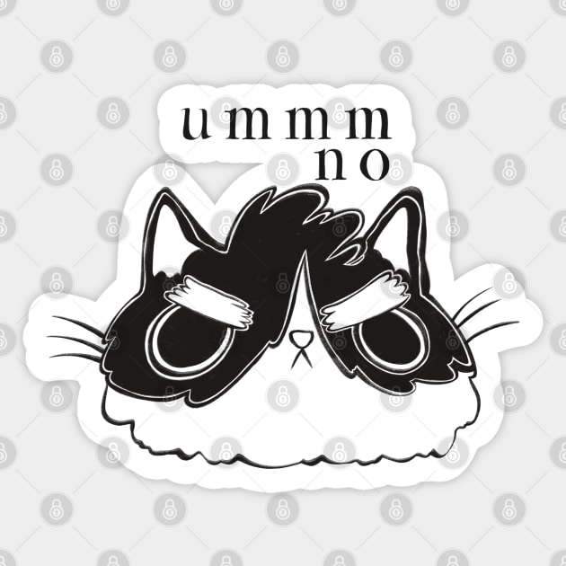 Ummm no. Sticker by Crayolina Designs 